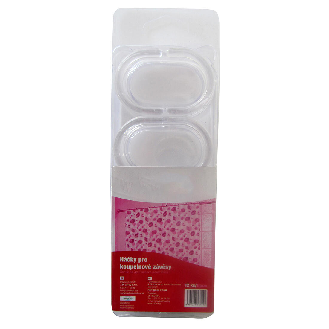 háček pro koupelnový závěs PH TRA (12ks) 0.04 Kg MTA MAXMIX Sklad14 330144