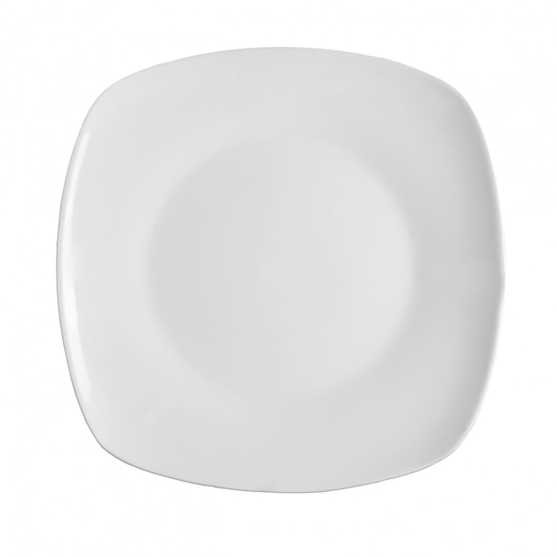 talíř mělký 24cm MONA porcelánový BÍ 0.47 Kg MTA MAXMIX Sklad14 282233
