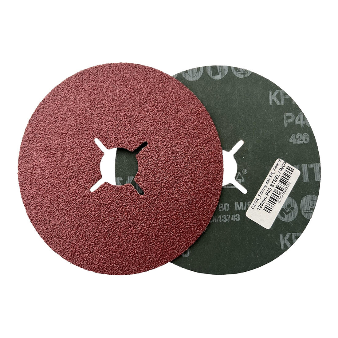plátno fibrové do úhl.brusek 125mm zr. 40 0.03 Kg MTA MAXMIX Sklad14 530617