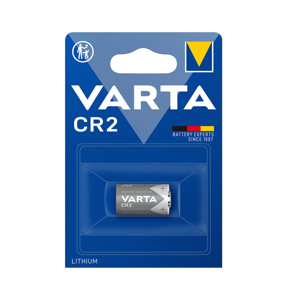baterie CR2 lithiová VARTA 0.02 Kg MTA MAXMIX Sklad14 129187