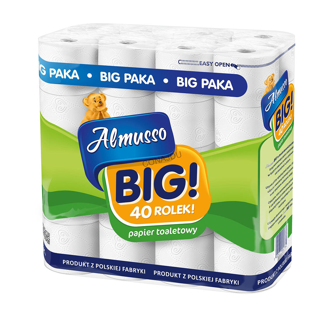 papír toaletní BIG 3vrstvý, celulóza BÍ (40ks) 1.8 Kg MTA MAXMIX Sklad14 830891 5902431582764