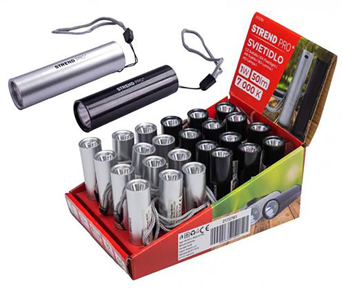 svítilna Flashlight NX1051, 50lm, 72x19mm, USB nabíjení STŘ,ČER 0.00 Kg MTA MAXMIX Sklad14 129228