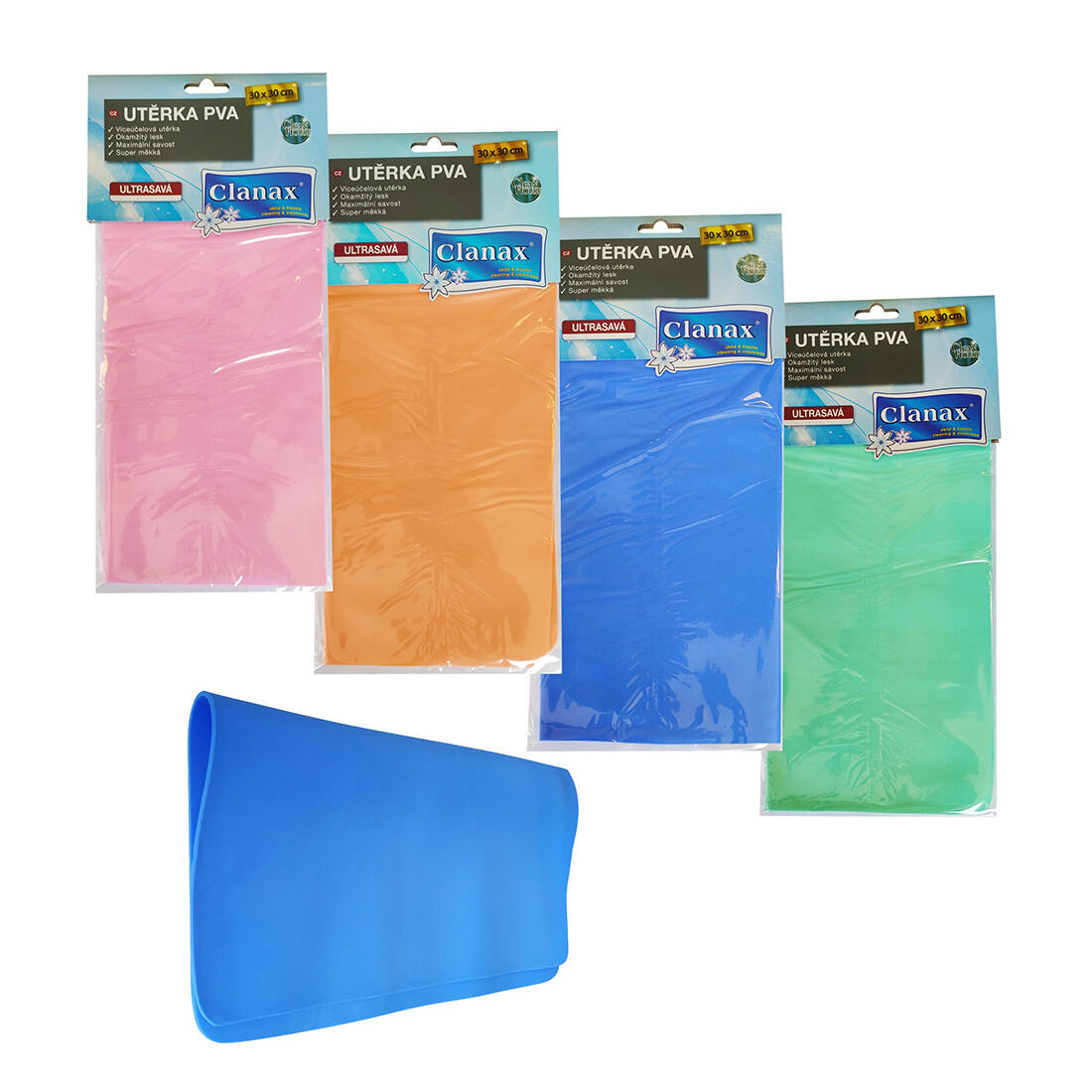 utěrka ultrasavá 30x30cm PVA mix barev 0.05 Kg MTA MAXMIX Sklad14 280112