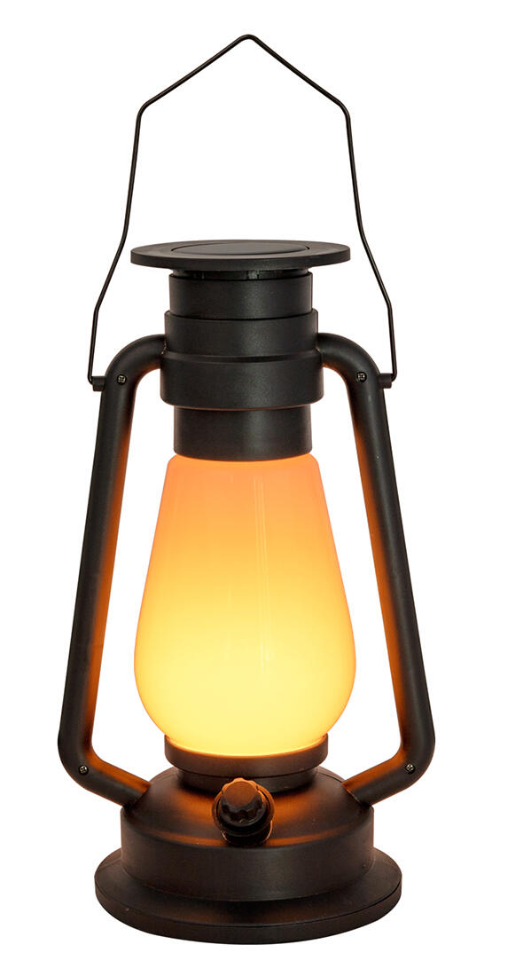lampa solární PETROLEJKA, 17x14x30,5cm 72LED kov/PH ČER 0.34 Kg MTA MAXMIX Sklad14 797461