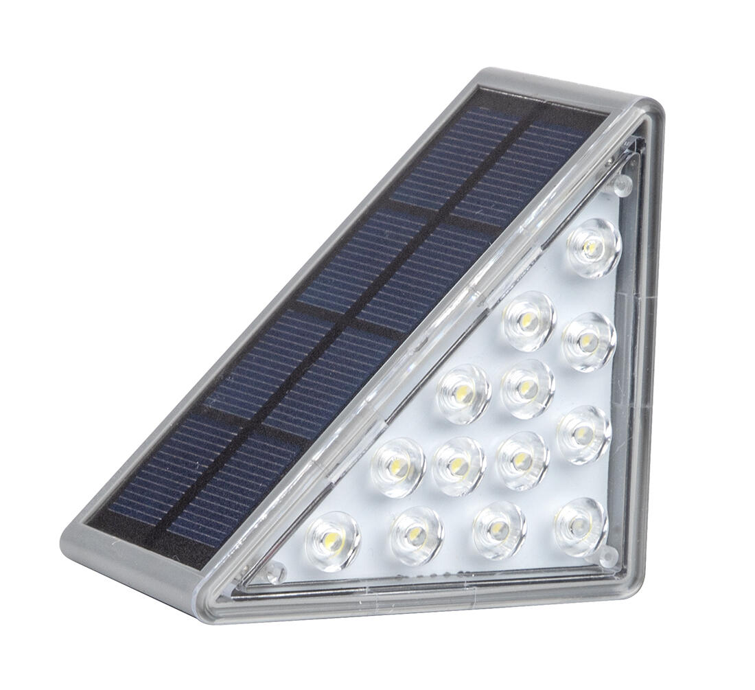světlo na schody solární 8x5,5x8cm 13LED BÍ světlo, PH 0.11 Kg MTA MAXMIX Sklad14 797471