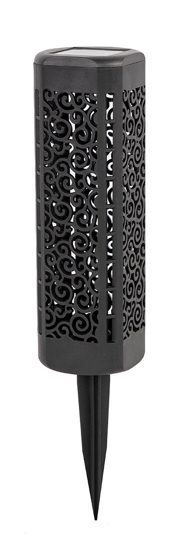 lampa solární pr. 6cm, v.31cm 1LED, PH ČER 0.12 Kg MTA MAXMIX Sklad14 797483