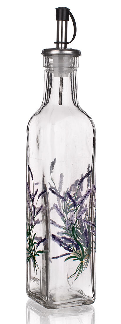 láhev na olej/ocet 500ml LAVENDER skl., nálevka PH 0.39 Kg MTA MAXMIX Sklad14 370016