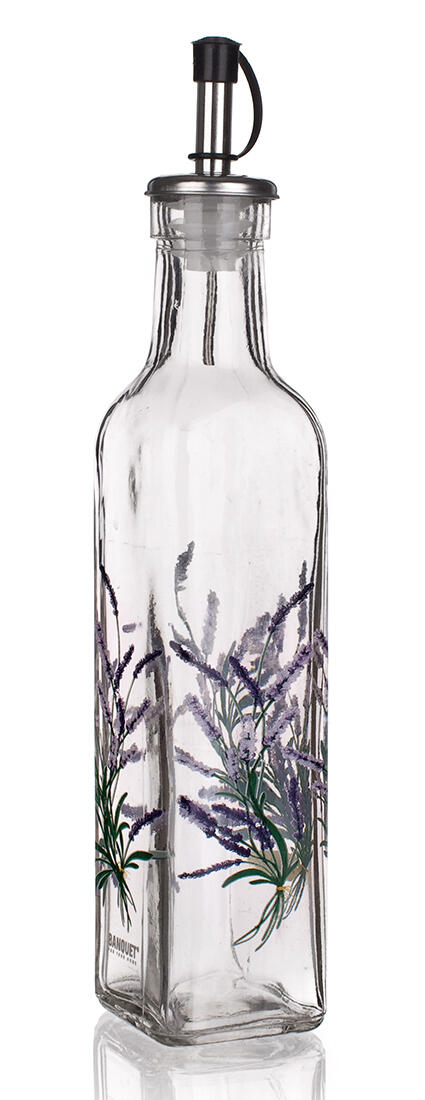 láhev na olej/ocet 250ml LAVENDER skl., nálevka PH 0.27 Kg MTA MAXMIX Sklad14 370017