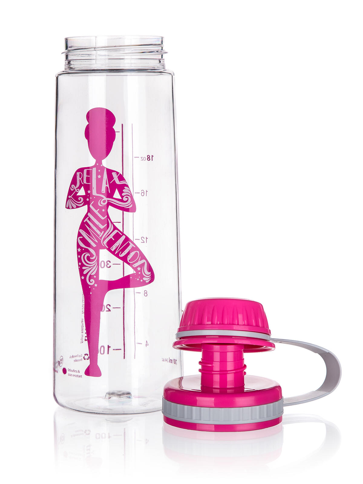 láhev na pití 750ml YOGA New tritan RŮŽ 0.12 Kg MTA MAXMIX Sklad14 370045