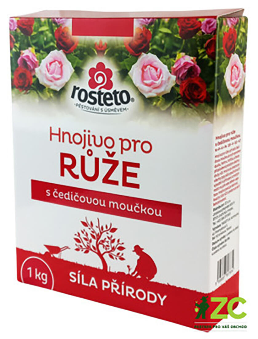 hnojivo ROSTETO s čedičovou moučkou na růže 1kg 1 Kg MTA MAXMIX Sklad14 910842