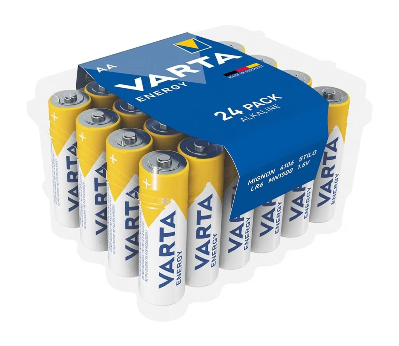 baterie tužková AA LR6 Energy (24ks) VARTA 0.55 Kg MTA MAXMIX Sklad14 129244