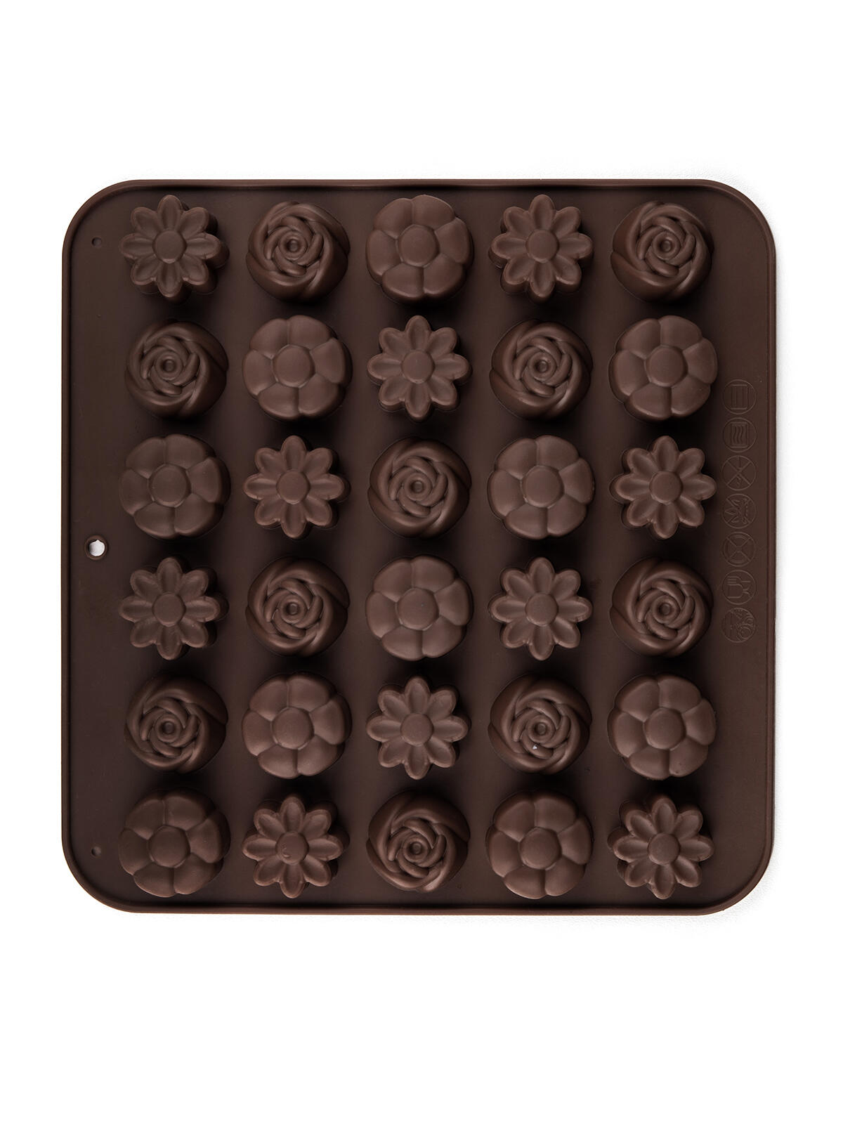 forma na čokoládu kytičky 30ks 21,4x20,6cm silikon HN CULINARIA 0.11 Kg MTA MAXMIX Sklad14 370170