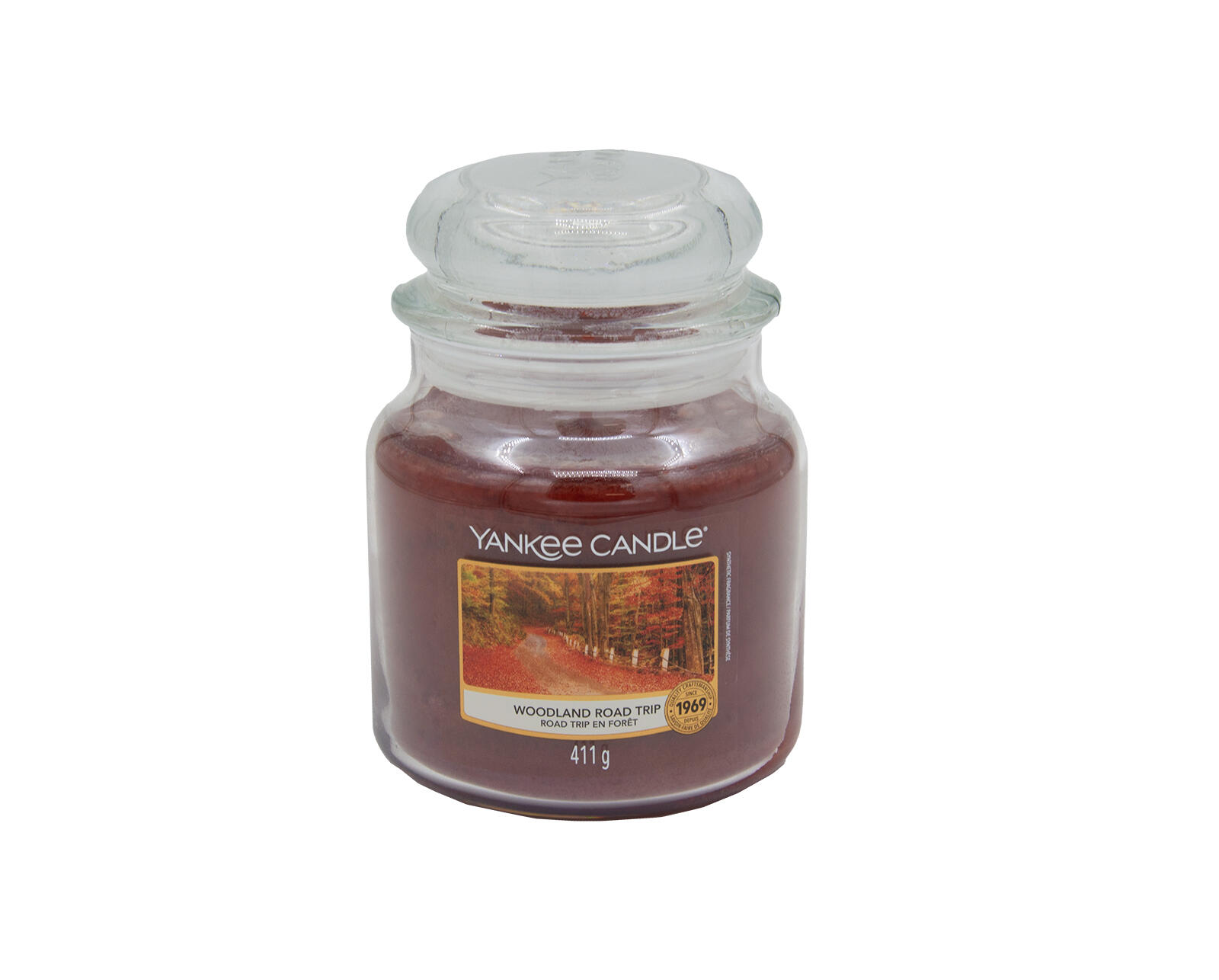 svíčka vonná sklo WOODLAND ROAD 411g (hoří 70hod) 0.85 Kg MTA MAXMIX Sklad14 716300