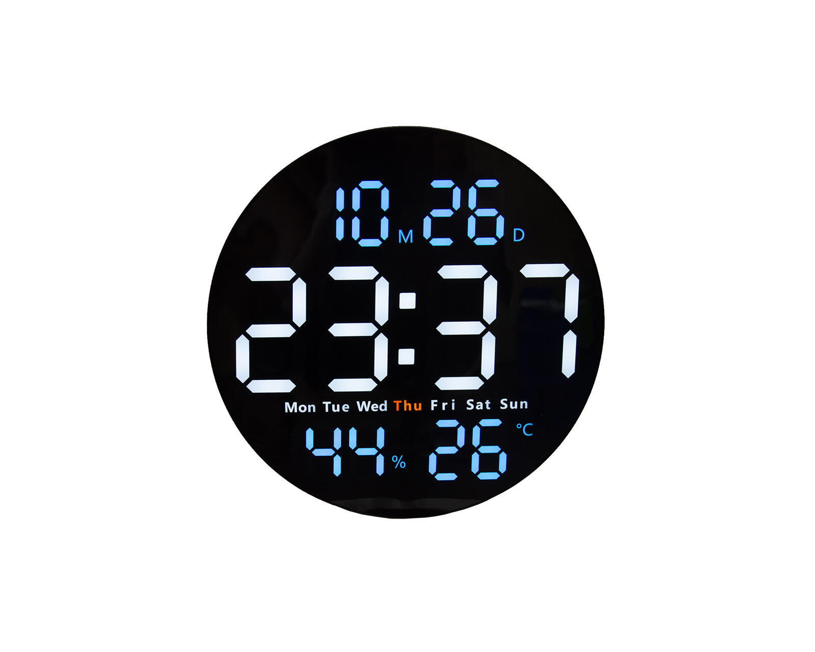 hodiny nástěnné digitální pr.25cm,PH ČER 0.46 Kg MTA MAXMIX Sklad14 615029
