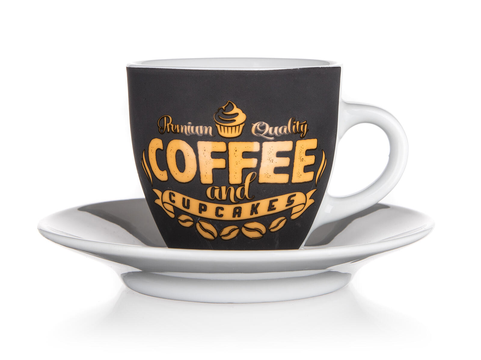 šálek + podšálek  90ml COFFEE&CUPCAKES keramický 0.24 Kg MTA MAXMIX Sklad14 267238