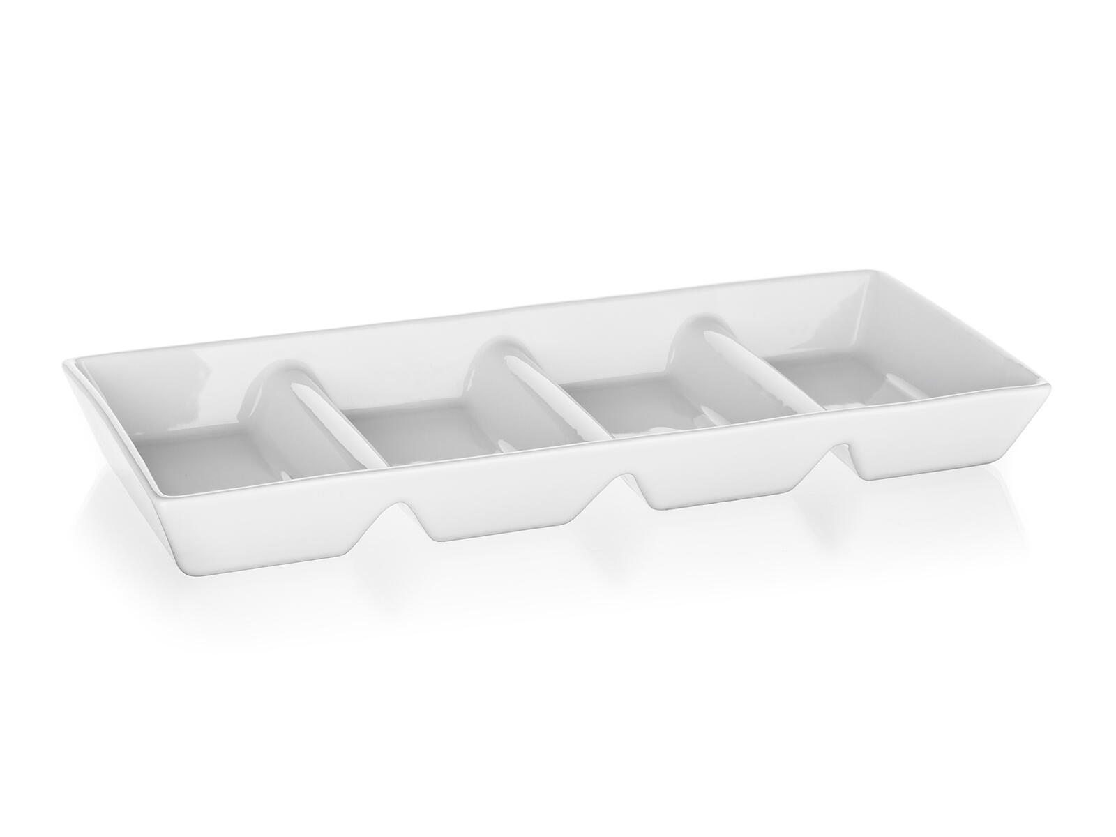 miska dělená 33,7x13,7cm porcelán BIANCA 0.95 Kg MTA MAXMIX Sklad14 266166