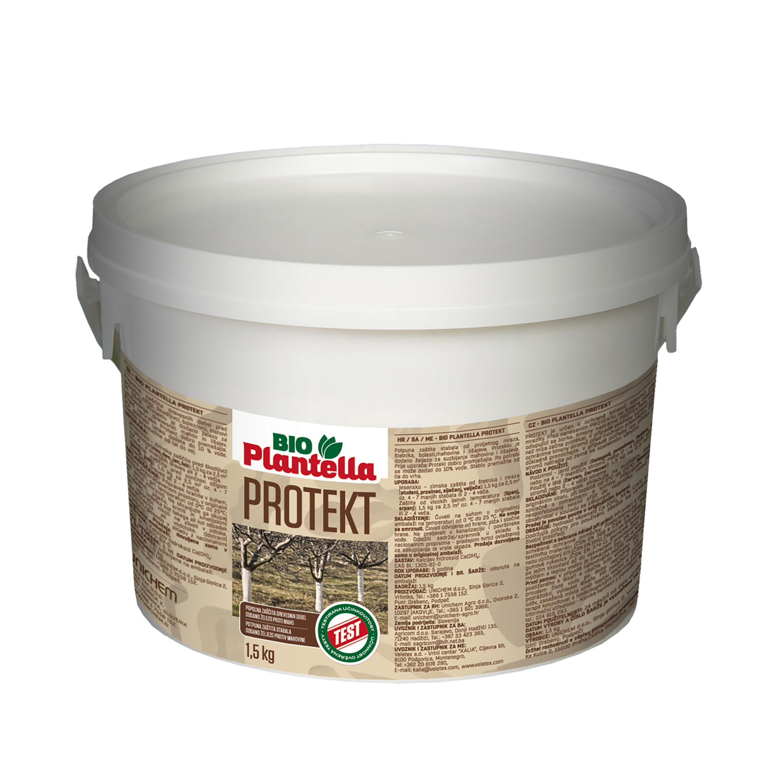 nátěr na kmeny stromů PROTEKT 1,5kg BioPlantella 1.58 Kg MTA MAXMIX Sklad14 910776