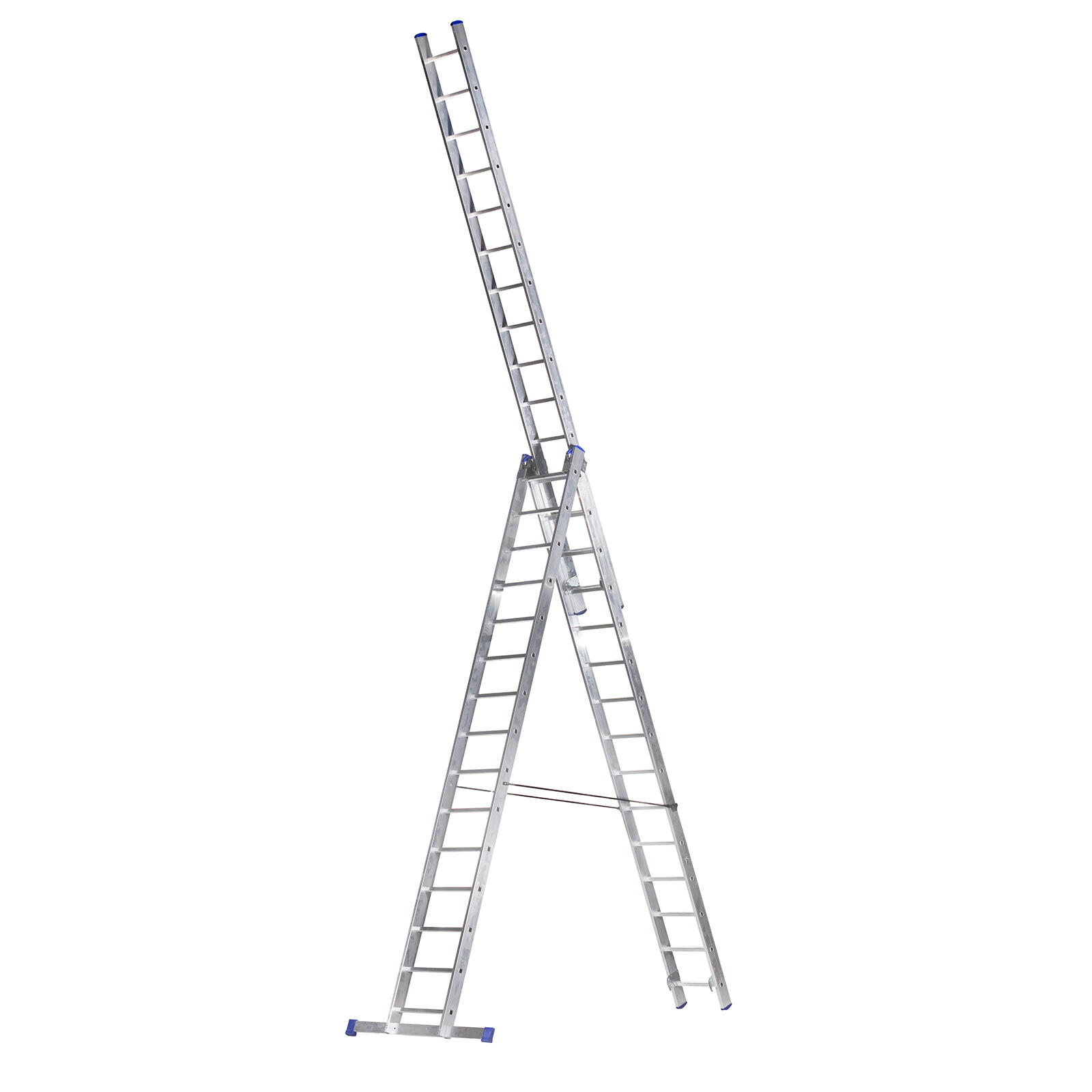 žebřík Al un. 3d. 15př. 4,05/9,77m VHR P 3x15 nosnost 150kg ELKOP 32 Kg MTA MAXMIX Sklad14 470115