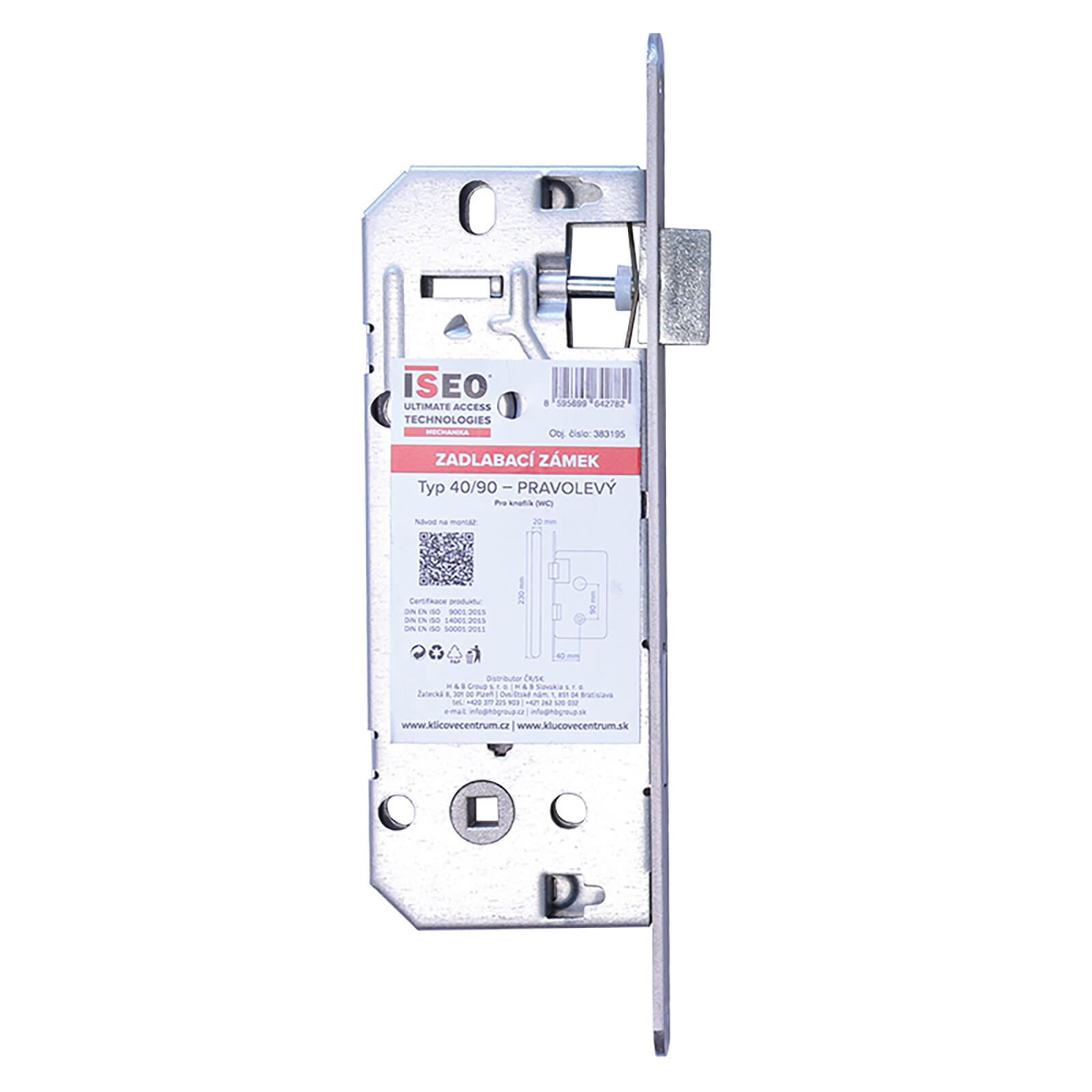 zámek zadl. klíč 90/40/20/230 (01-15) ISEO 0.35 Kg MTA MAXMIX Sklad14 500477
