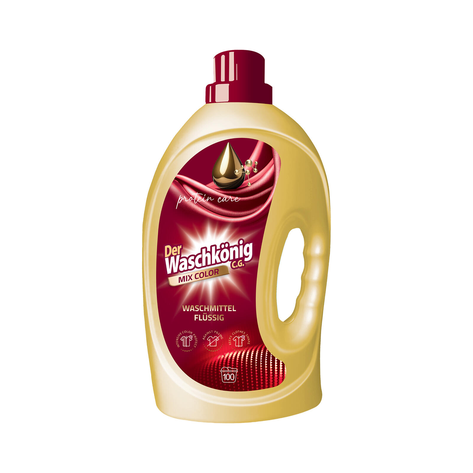 gel prací WASCHKŐNIG COLOR 3l, 100 dávek 3 Kg MTA MAXMIX Sklad14 824811
