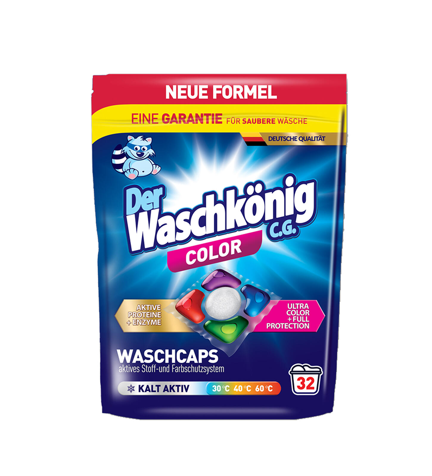 tablety prací WASCHKÖNIG COLOR 0,6kg, 32 dávek 0.61 Kg MTA MAXMIX Sklad14 824814