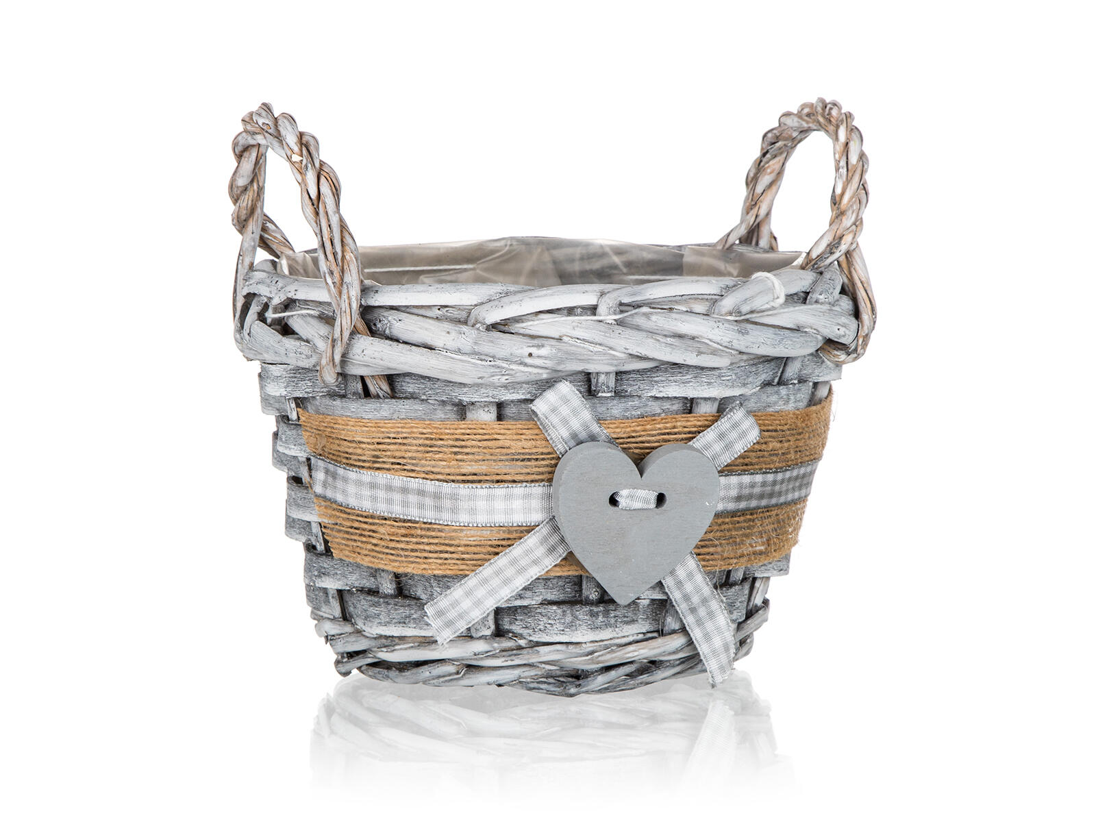 košík GRIS kulatý 14x10cm s uchy proutěný 0.05 Kg MTA MAXMIX Sklad14 287430