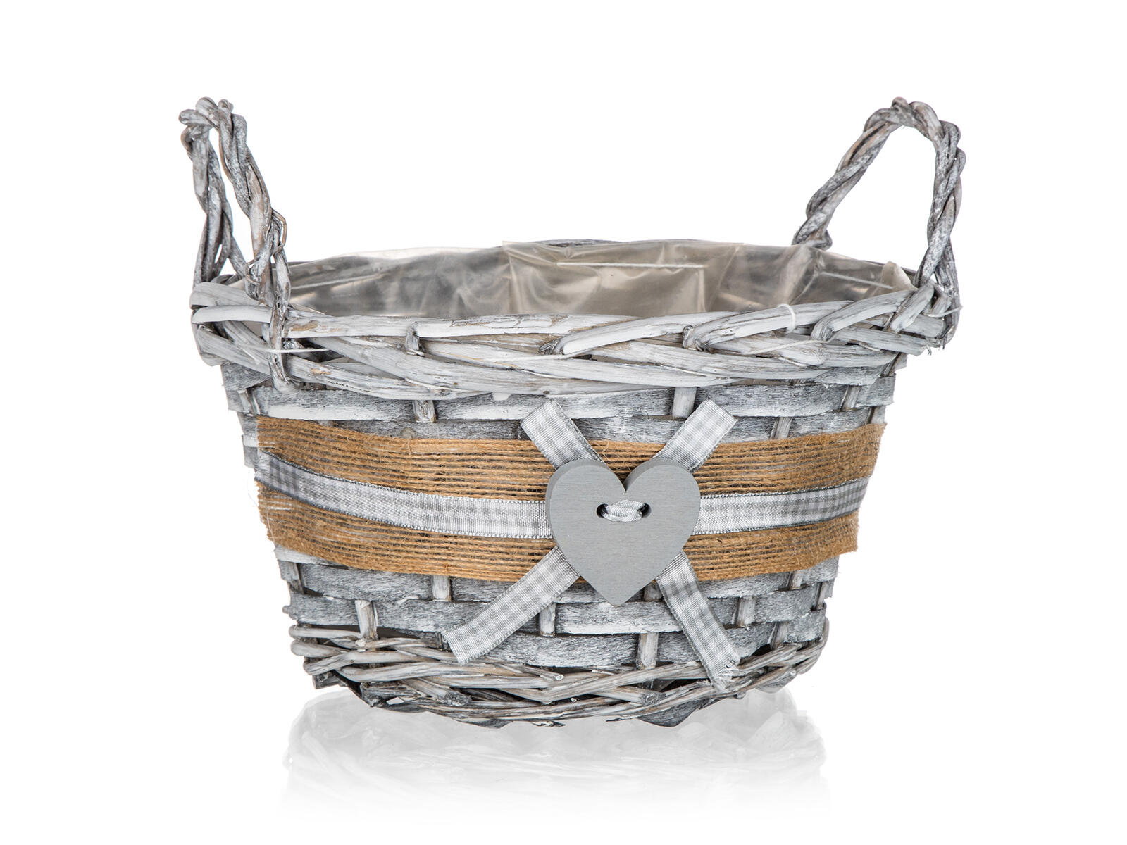 košík GRIS kulatý 19x11cm s uchy proutěný 0.09 Kg MTA MAXMIX Sklad14 287431