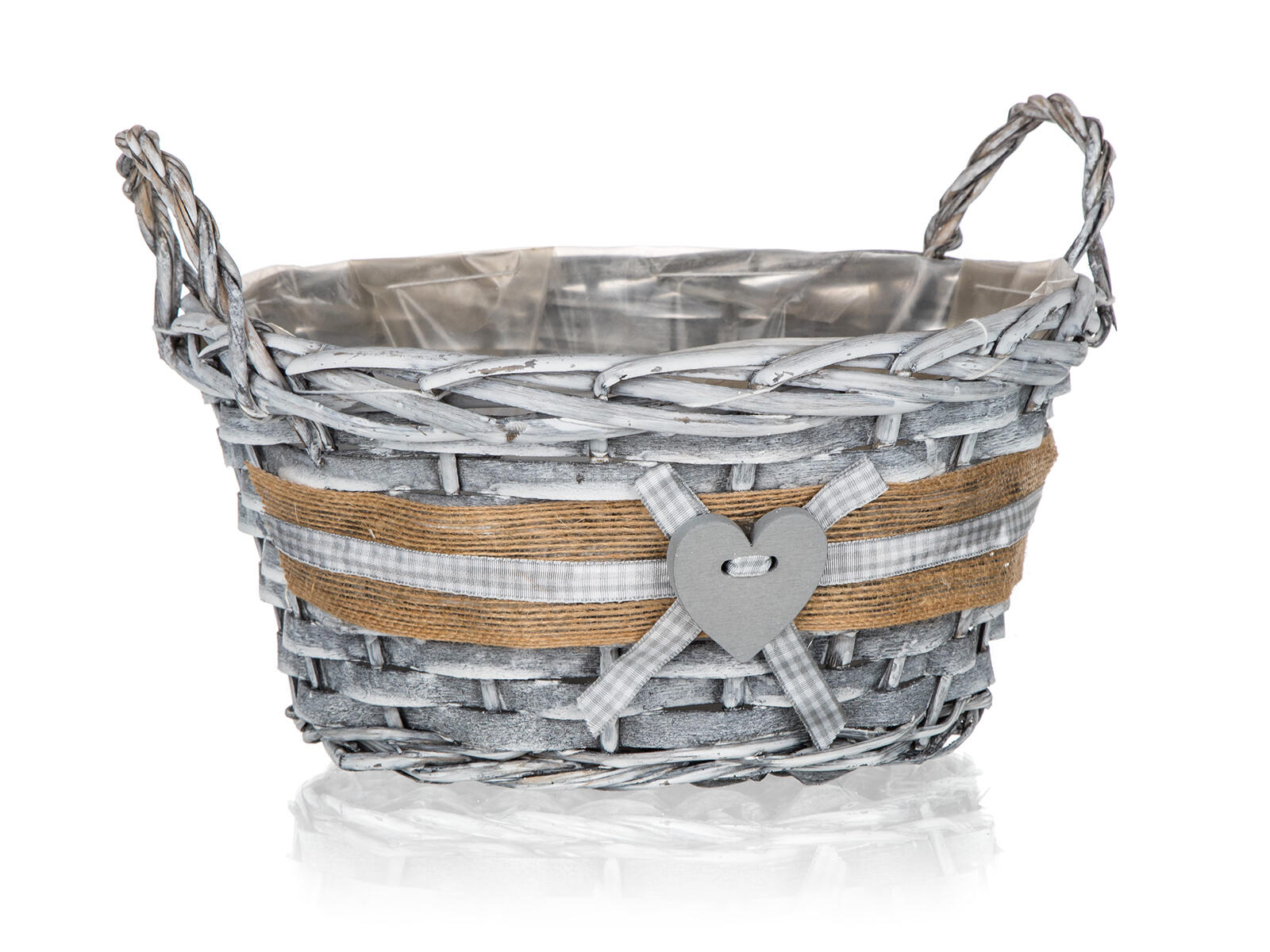 košík GRIS kulatý 25x12cm s uchy proutěný 0.13 Kg MTA MAXMIX Sklad14 287432