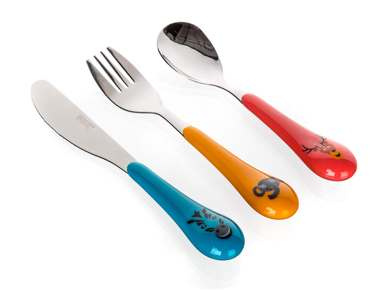 příbor dětský ZOO PH rukojeť sada 3díl.