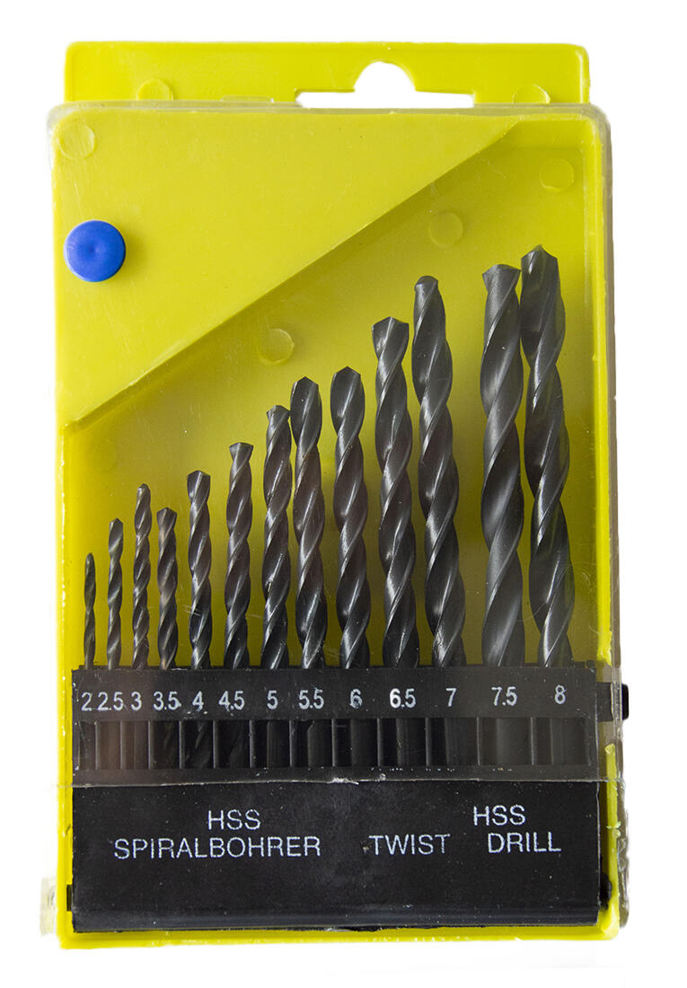 vrták do kovu sada HSS 2,0- 8,0mm 13díl. 0.8 Kg MTA MAXMIX Sklad14 579831