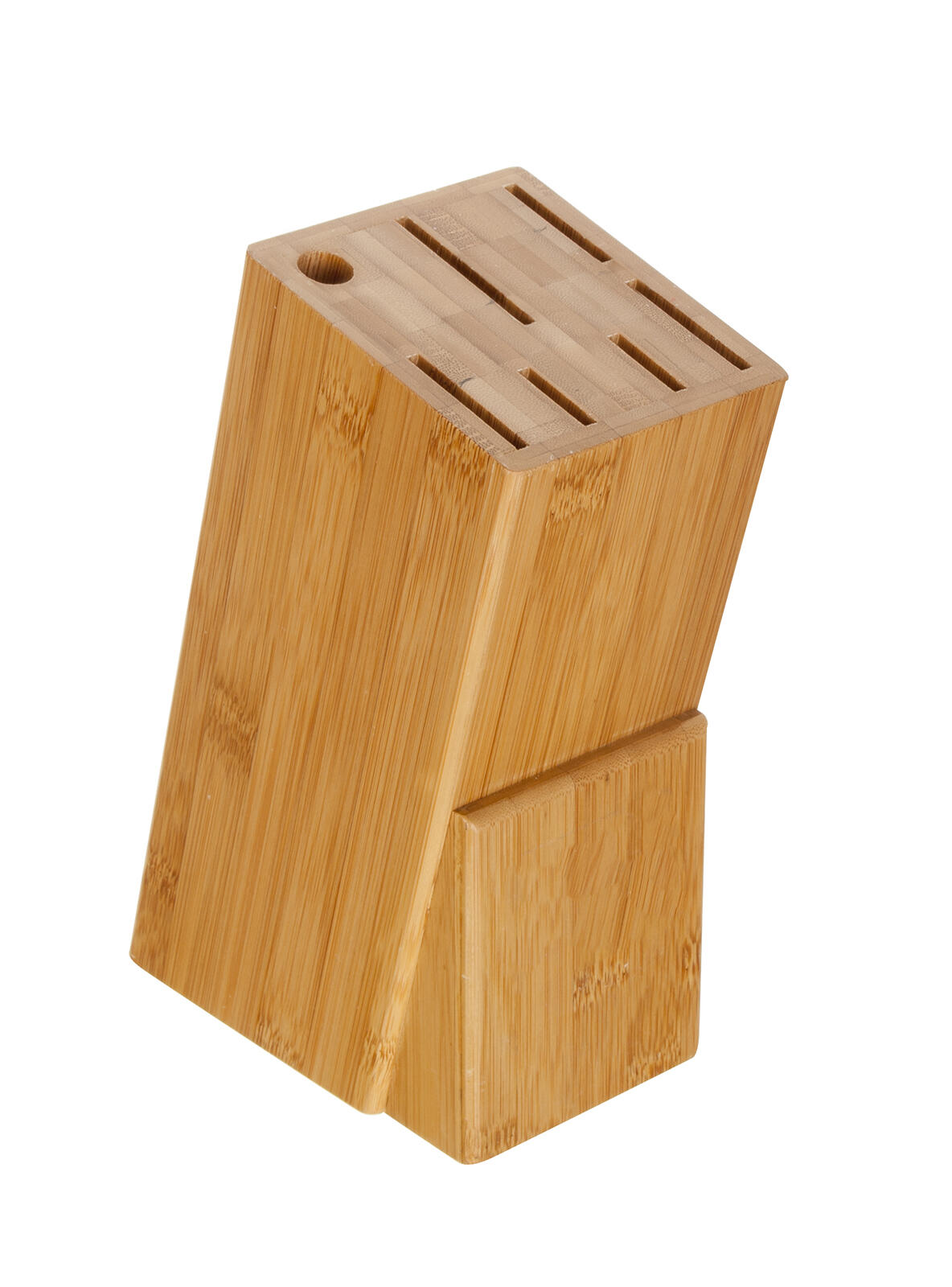 blok na  6 nožů a ocílku 22x14x9cm bambus BRILLANTE