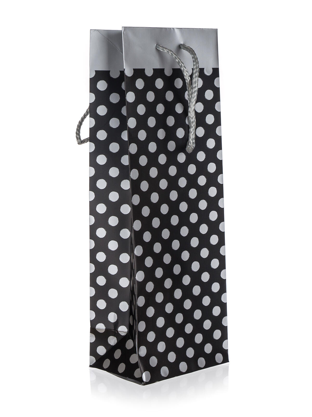 taška dárková na láhev 12x35x9cm TEČKY STŘ 0.04 Kg MTA MAXMIX Sklad14 287919