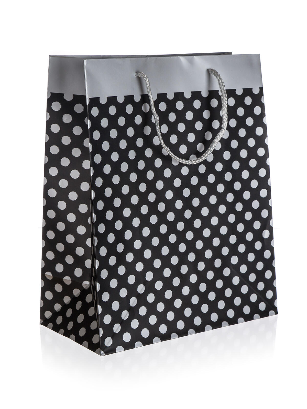 taška dárková 33x45x10cm (XXL) TEČKY STŘ 0.1 Kg MTA MAXMIX Sklad14 287923