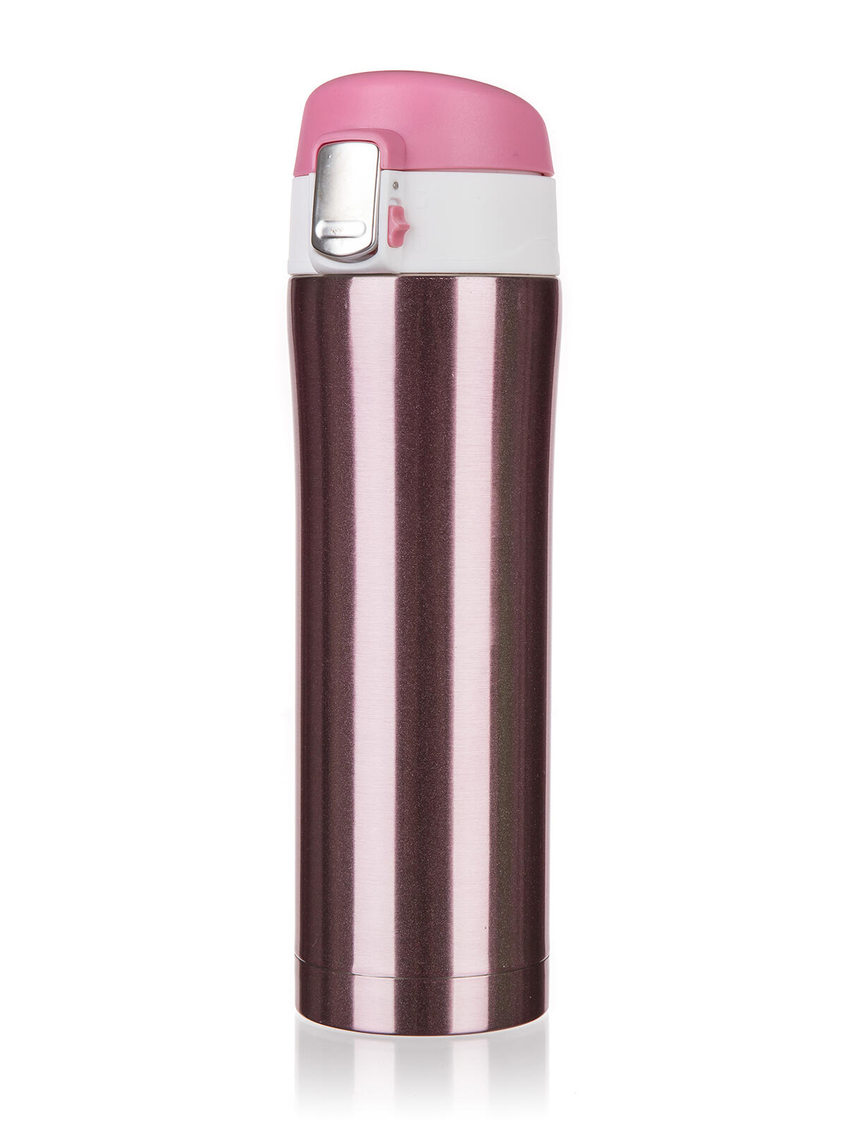 termoska 0,43l BODO nerez RŮŽ metalická