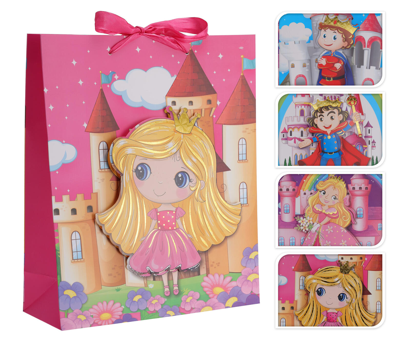 taška dárková 40x30x12cm 3D DĚTSKÁ mix dekorů 0.11 Kg MTA MAXMIX Sklad14 387400