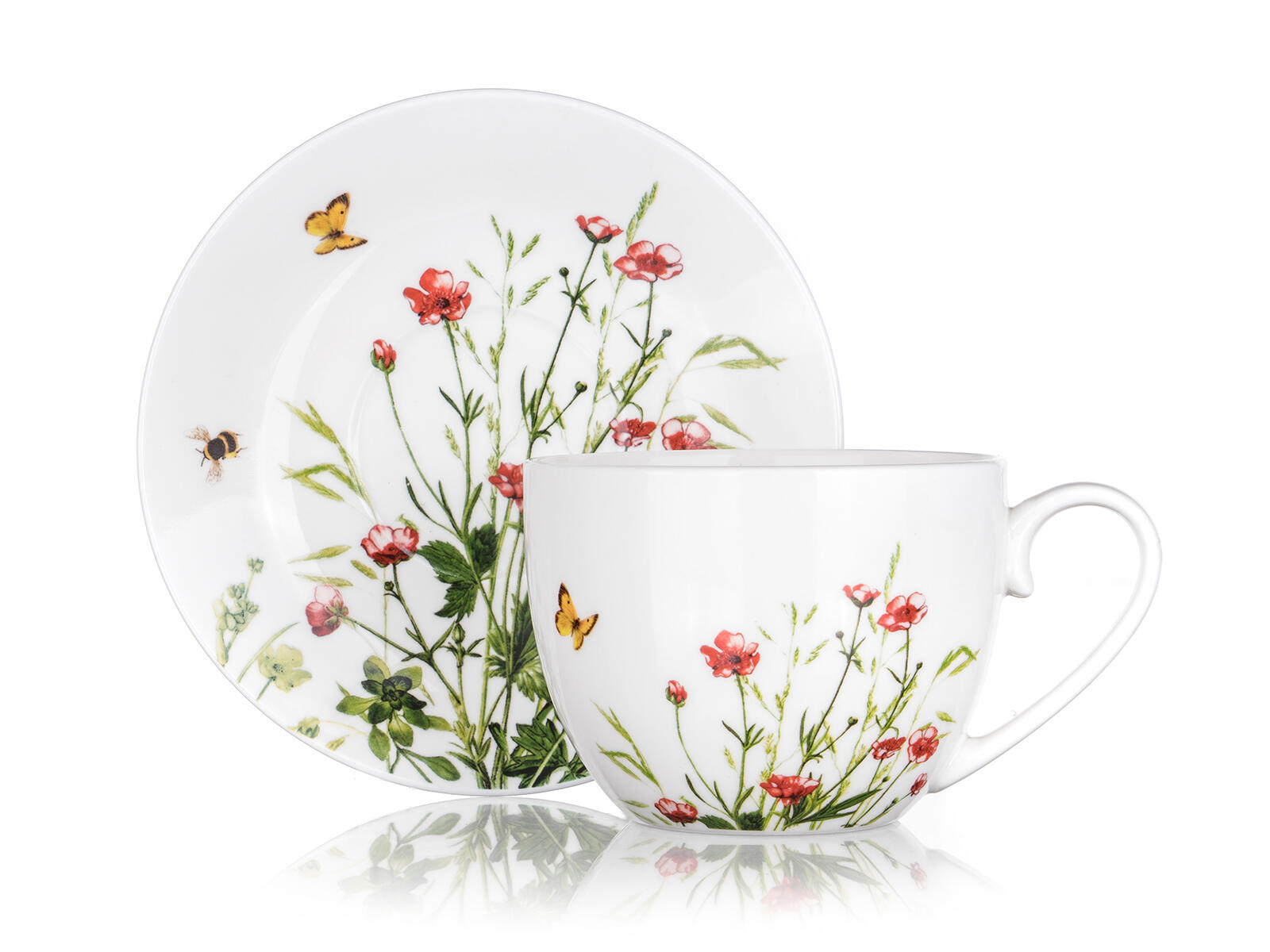 šálek + podšálek 250ml MEADOW keramický