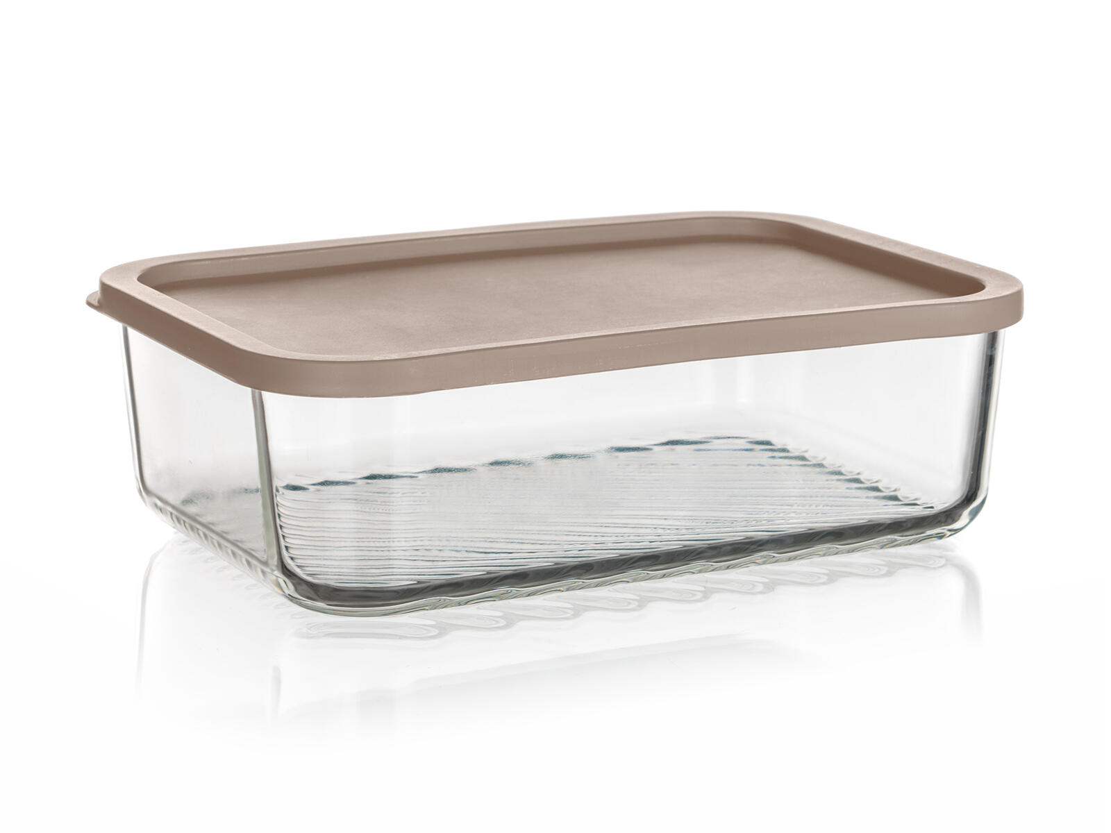dóza WAVE obdél. 1,55l 22,5x16x7cm skl.+PH víčko LATTE