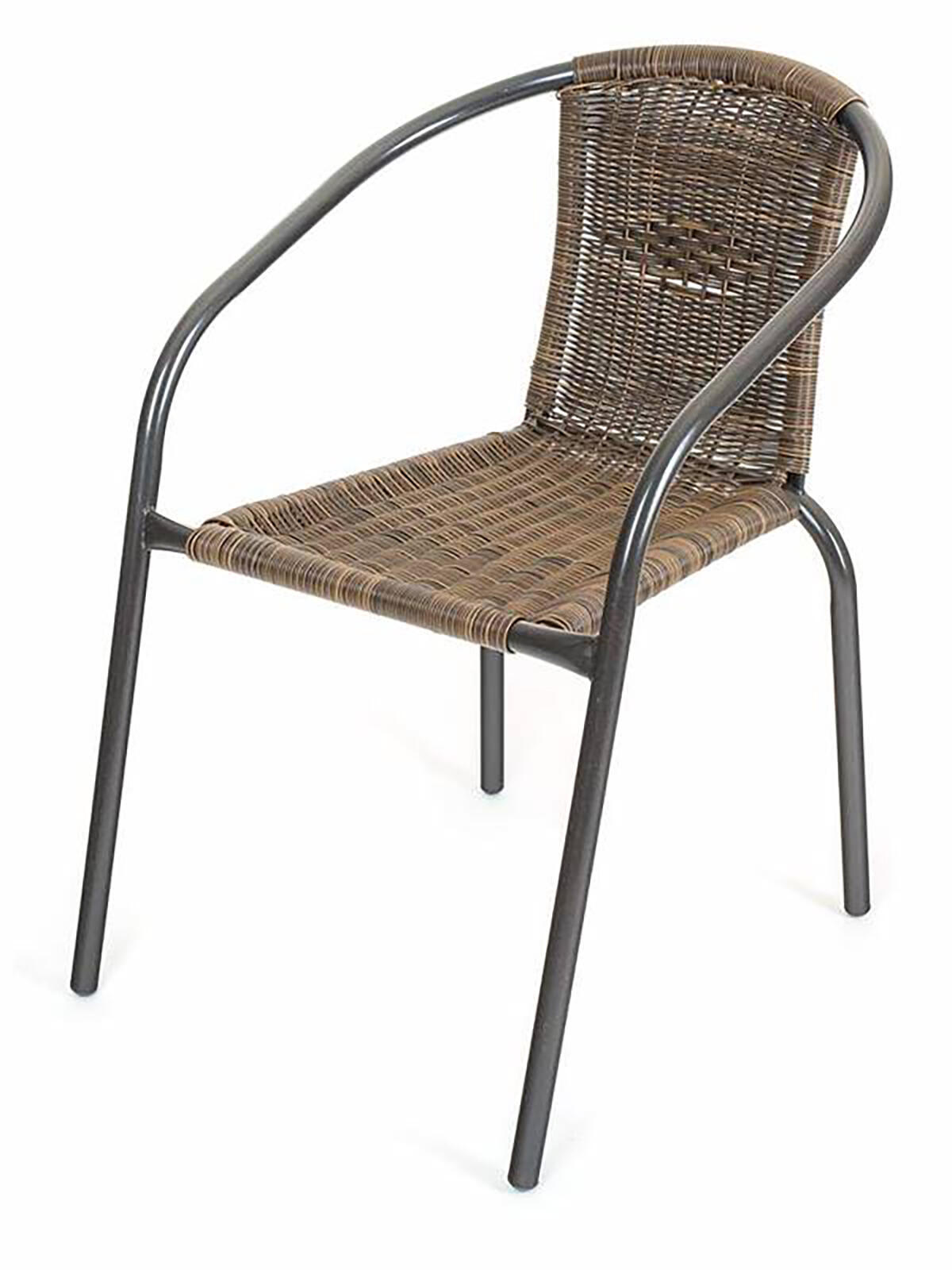 židle zahradní 64x53x73cm ratan PVC HN/ocel 3.5 Kg MTA MAXMIX Sklad14 767161