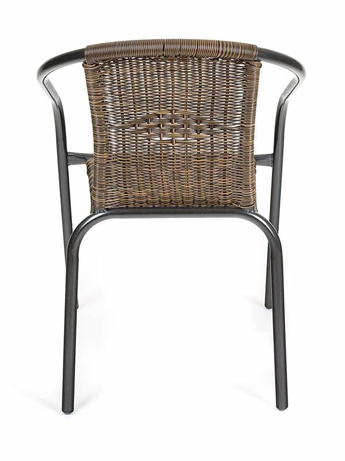 židle zahradní 64x53x73cm ratan PVC HN/ocel 3.5 Kg MTA MAXMIX Sklad14 767161