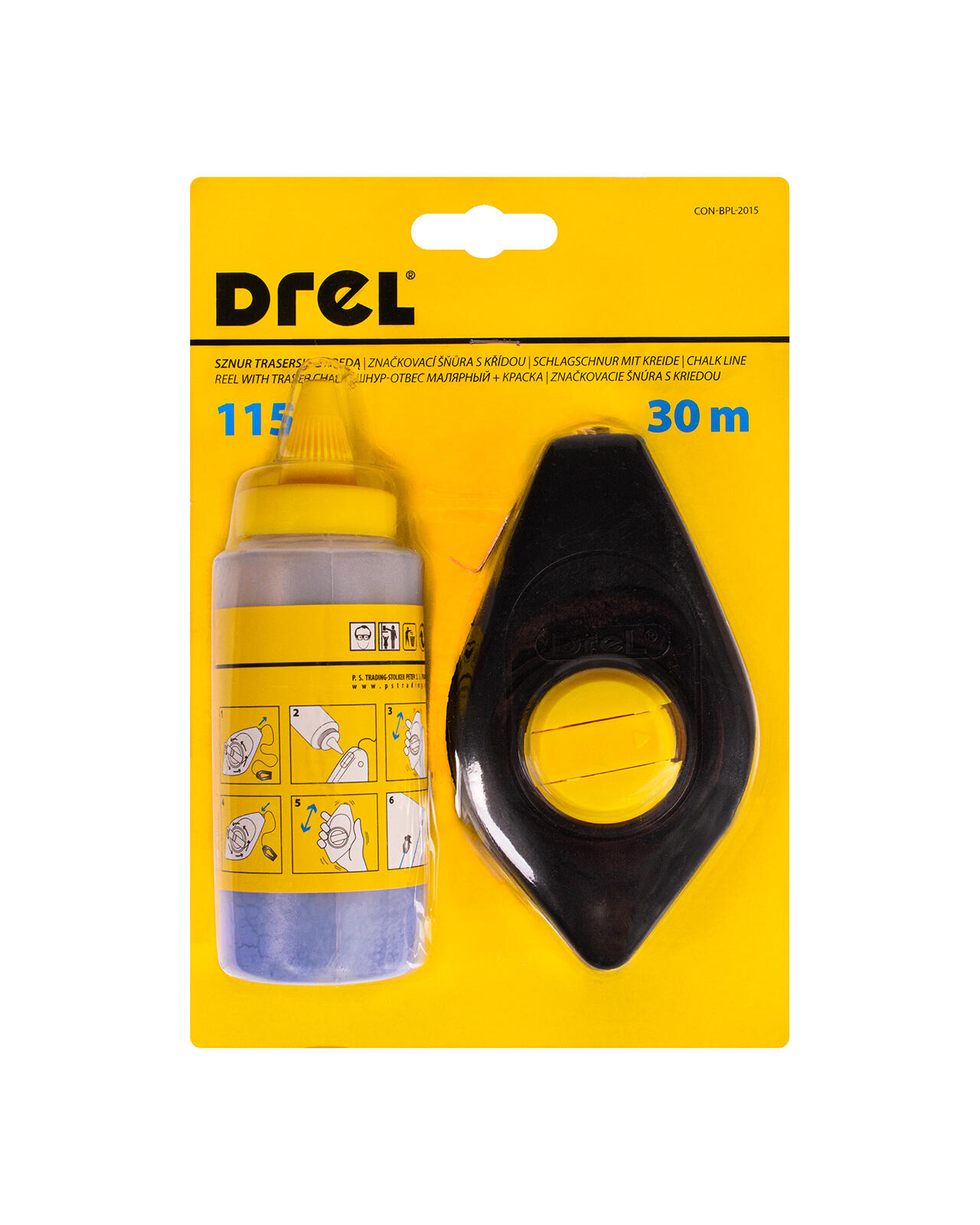 šňůra brnkací 30m + pudr  PH 0.21 Kg MTA MAXMIX Sklad14 464224