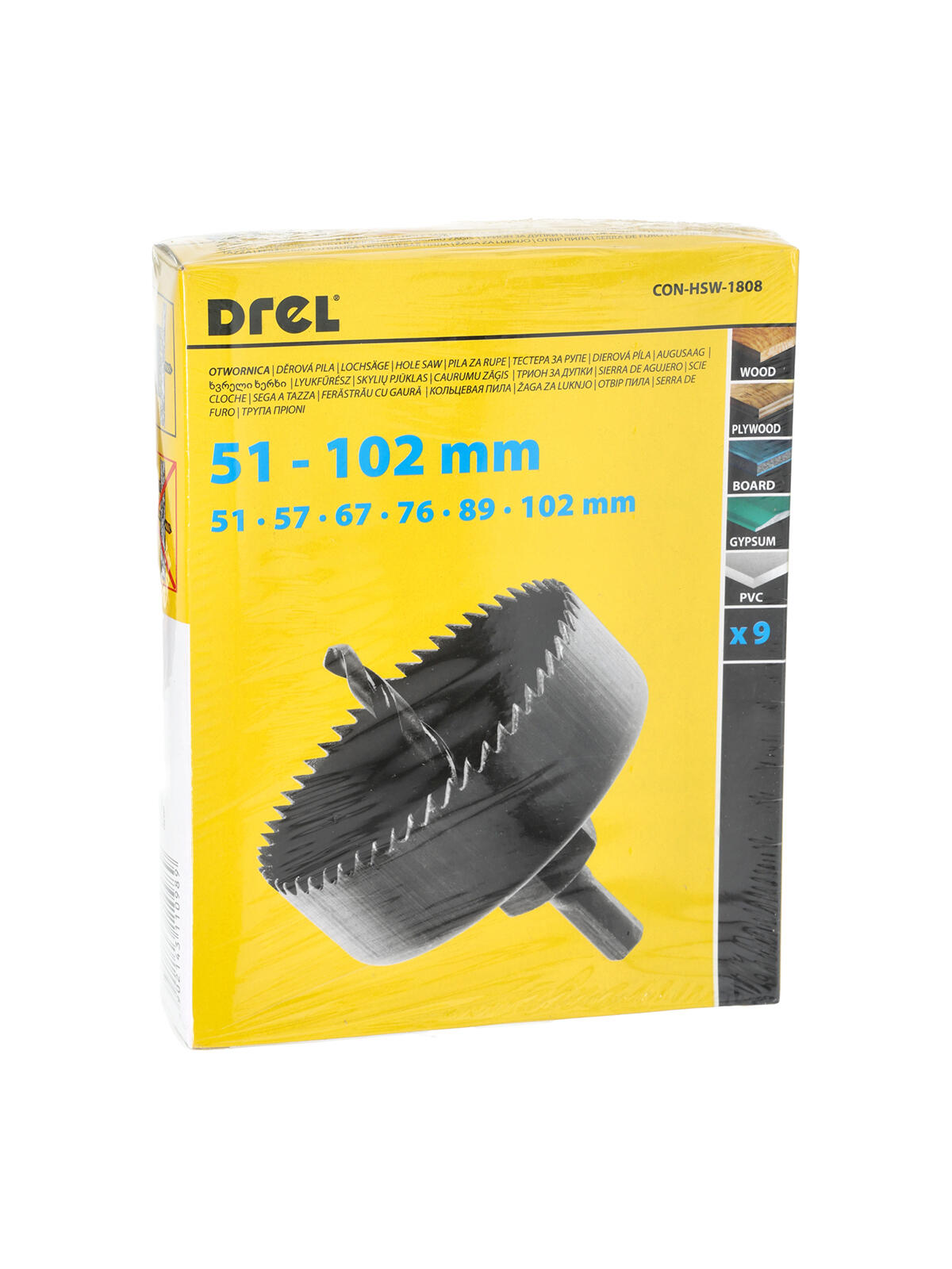 korunka vykružovací sada 51-102mm 9díl. 0.62 Kg MTA MAXMIX Sklad14 464233