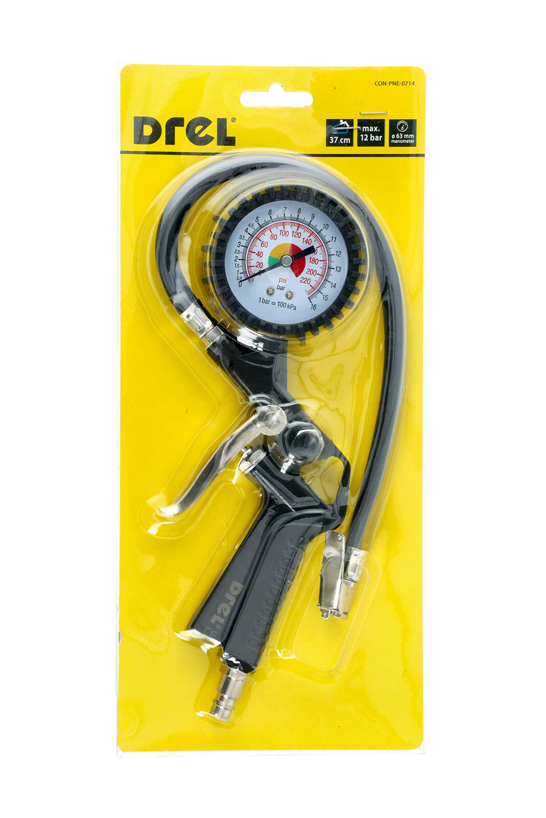 pistole foukací s manometrem  Drel 0.29 Kg MTA MAXMIX Sklad14 464251