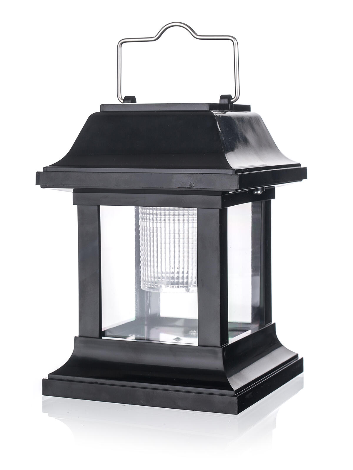 lampa solární 1LED 10,8x10,8x14cm PH ČER 0.22 Kg MTA MAXMIX Sklad14 767913