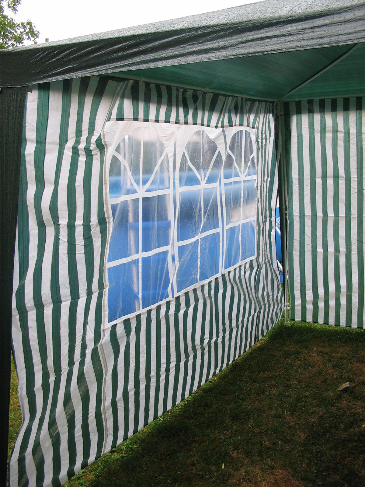 stěna k altánu 295x190cm s oknem PRUHY BÍ/ZE 0 Kg MTA MAXMIX Sklad14 767920