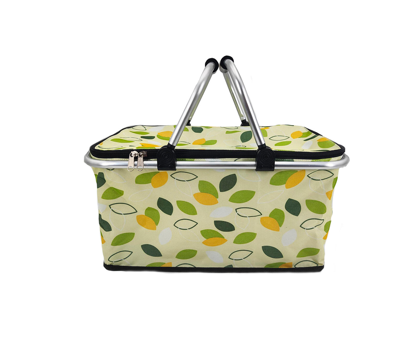 košík kempingový skládací 48x24x28cm Al+polyester mix dekorů 0.55 Kg MTA MAXMIX Sklad14 326248