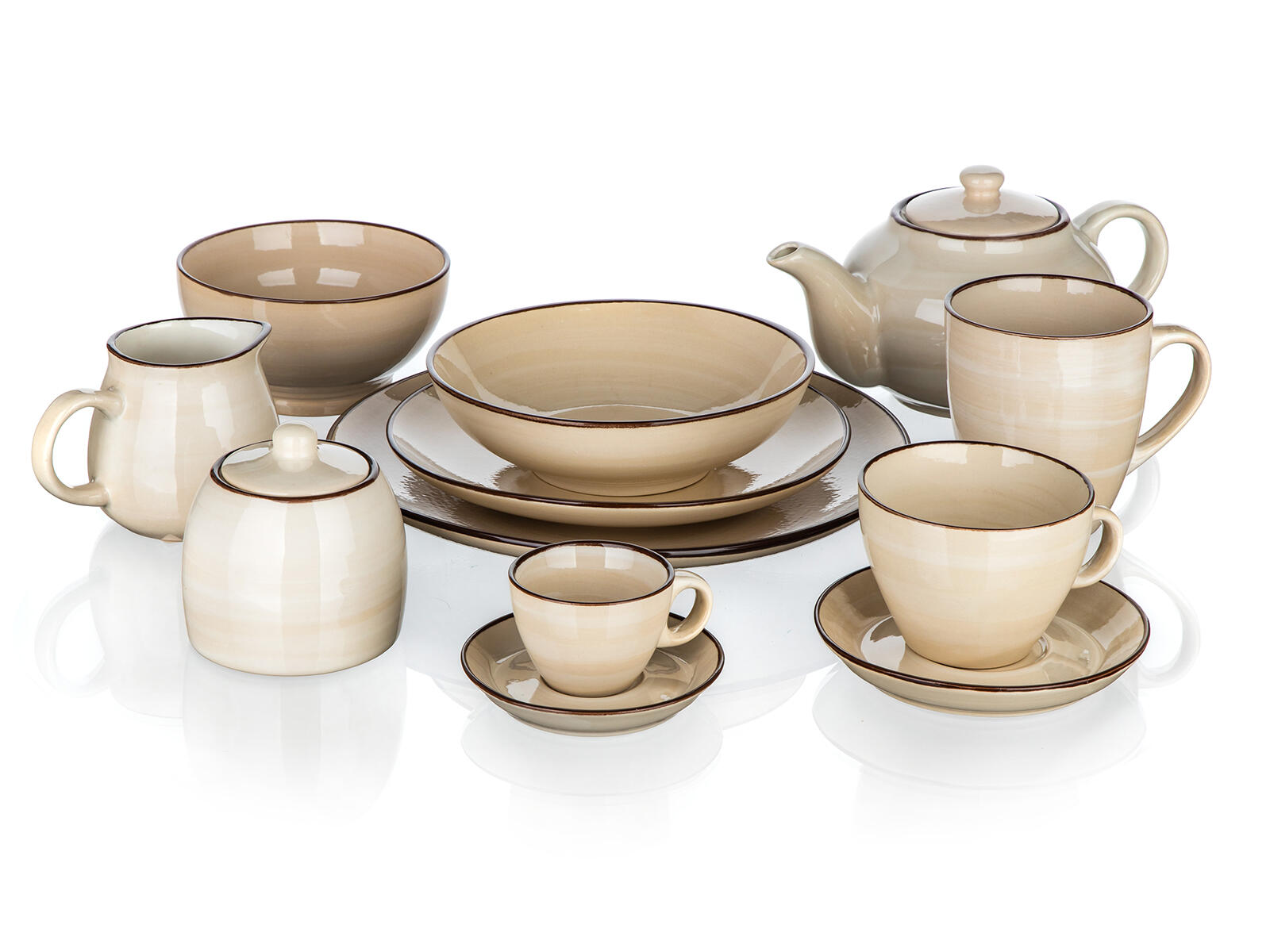 talíř mělký 27cm PALAS keramický KRÉM 0.95 Kg MTA MAXMIX Sklad14 326242