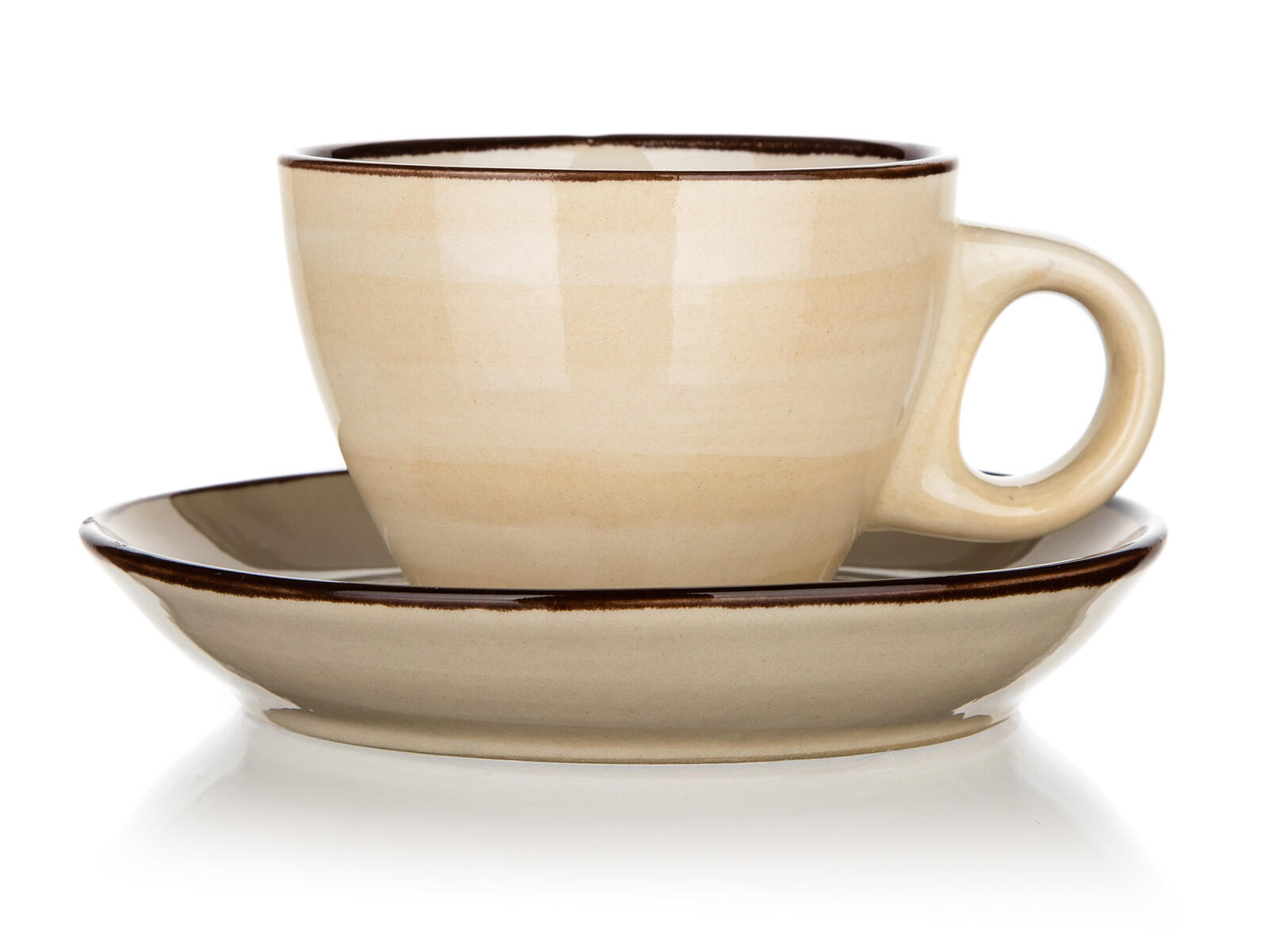 šálek + podšálek  90ml PALAS keramický KRÉM 0.21 Kg MTA MAXMIX Sklad14 326907