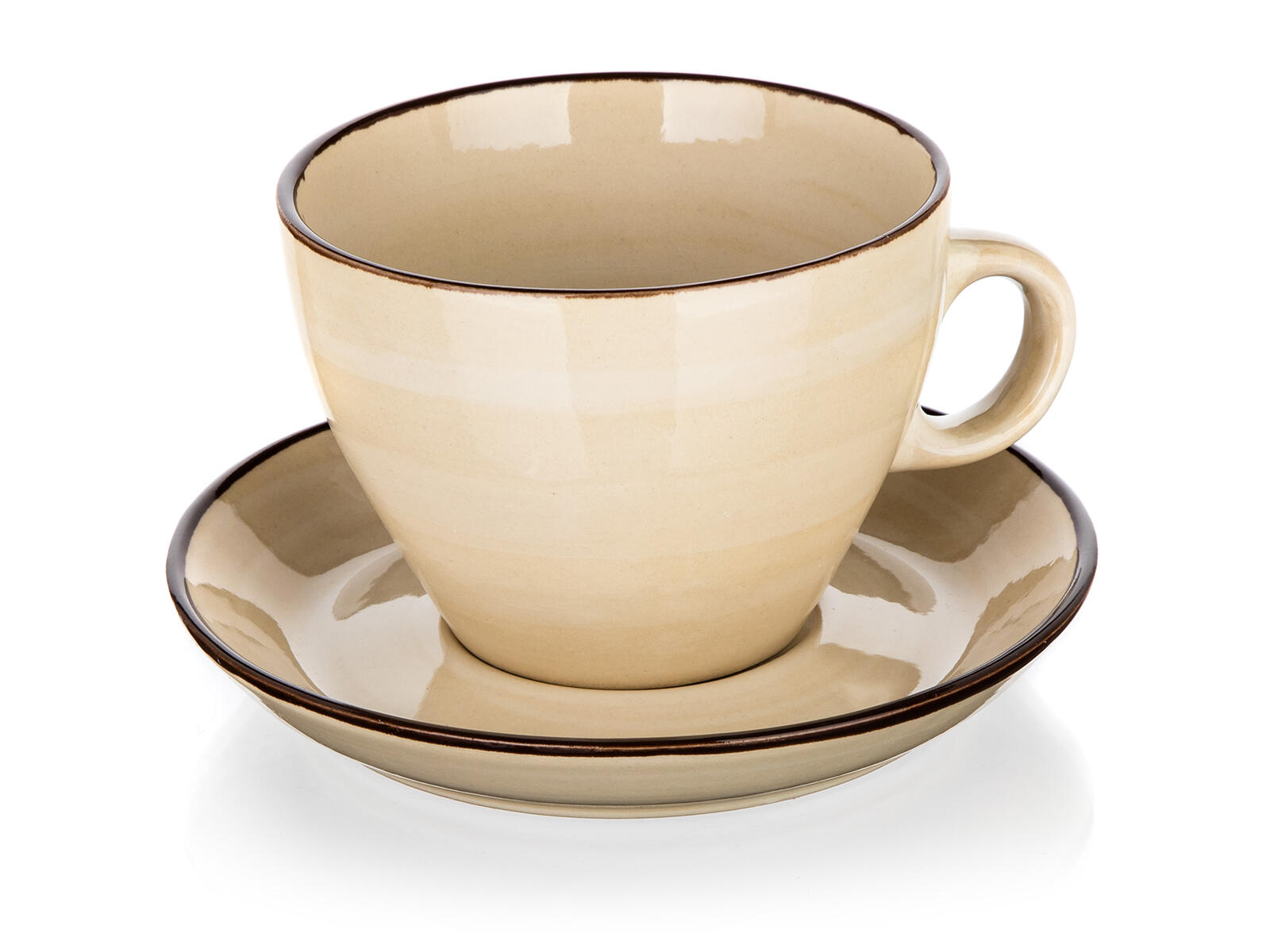 šálek + podšálek 290ml PALAS keramický KRÉM 0.4 Kg MTA MAXMIX Sklad14 326908