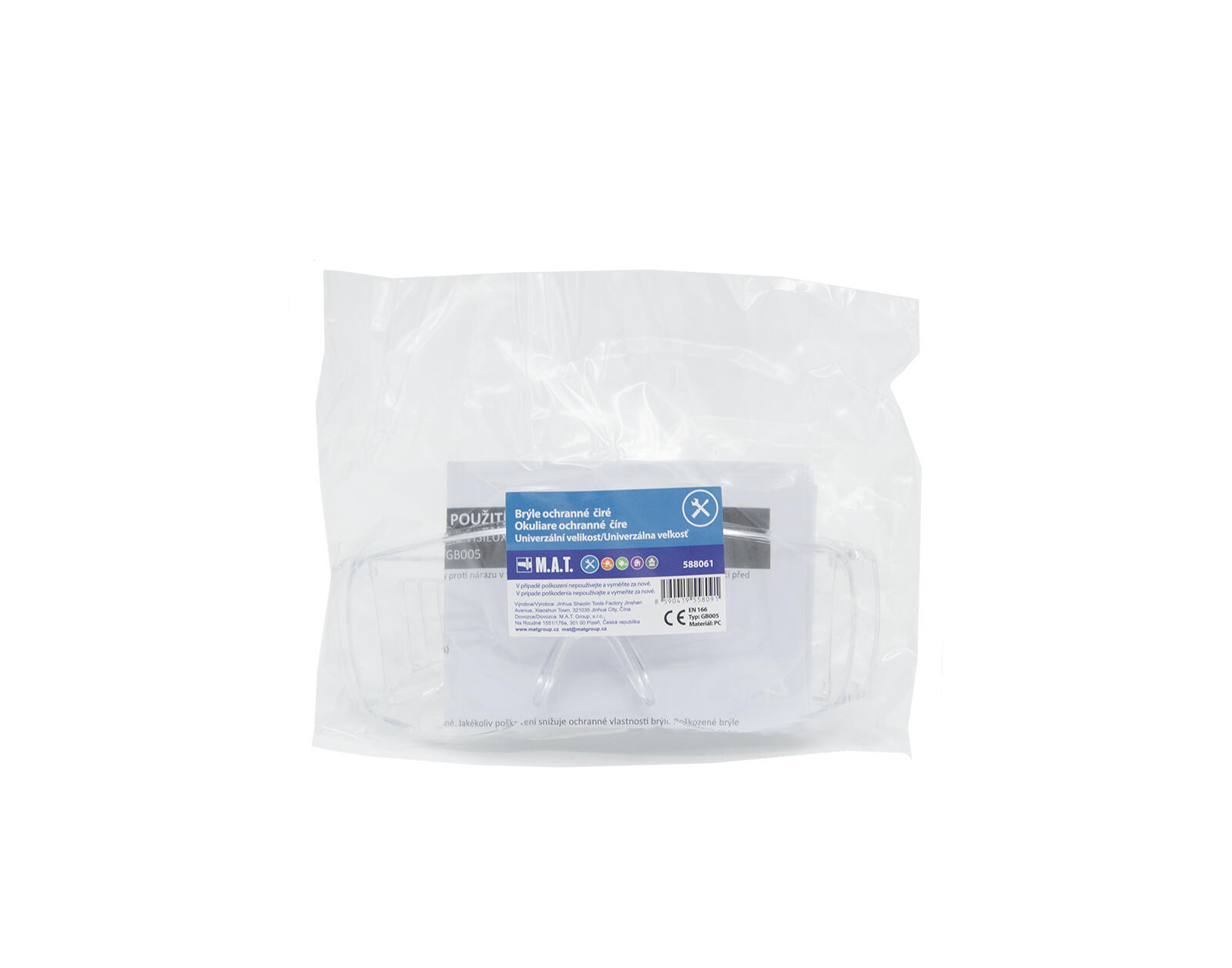 brýle ochranné VISILUX čiré 0.2 Kg MTA MAXMIX Sklad14 588061
