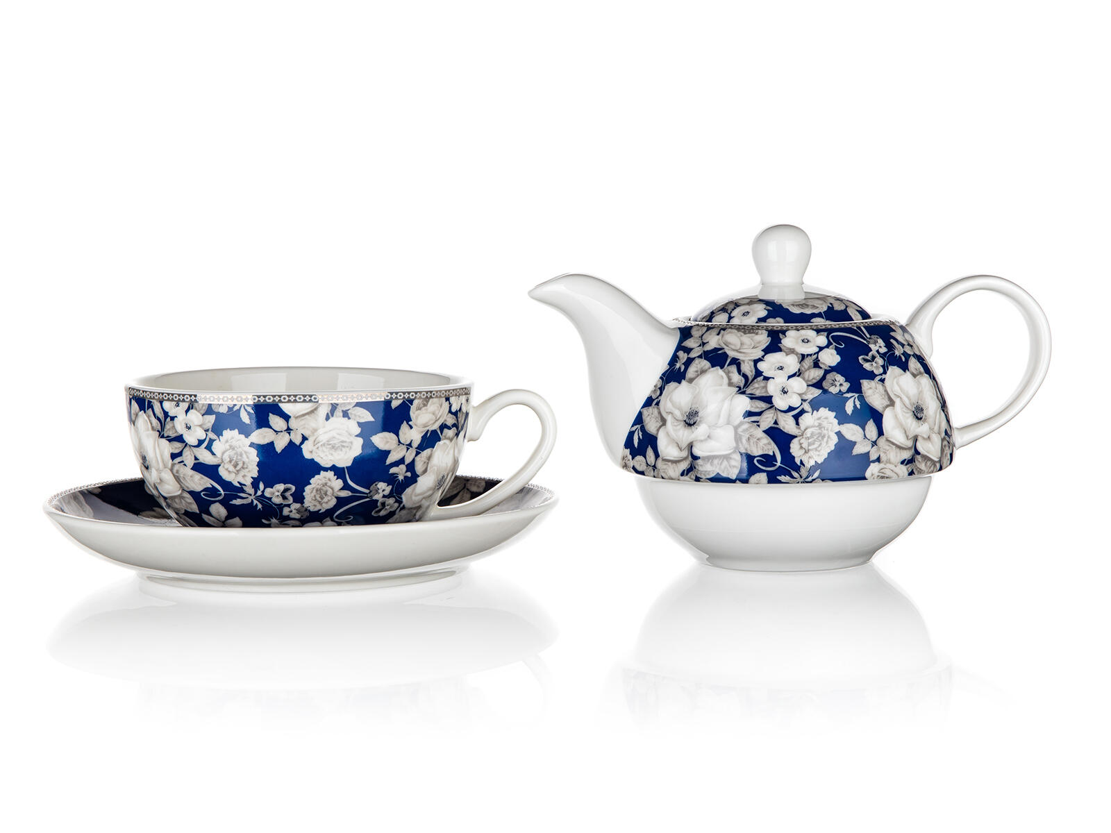 konvička 400ml + šálek 220ml FLOWER keramika 0.85 Kg MTA MAXMIX Sklad14 326917